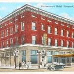 Northwestern Hotel c1920 postcard